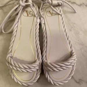 VALENTINO Garavani Roman Rope Sandals NWOT EU 39
